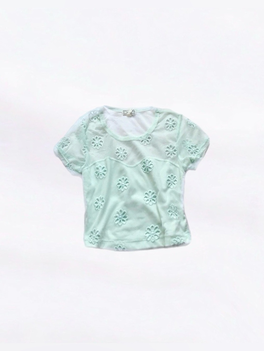 kirra ⋆ floral mesh top